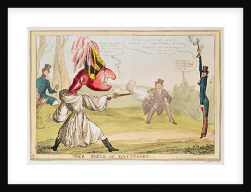 The Field of Battersea, 1829 by English School
