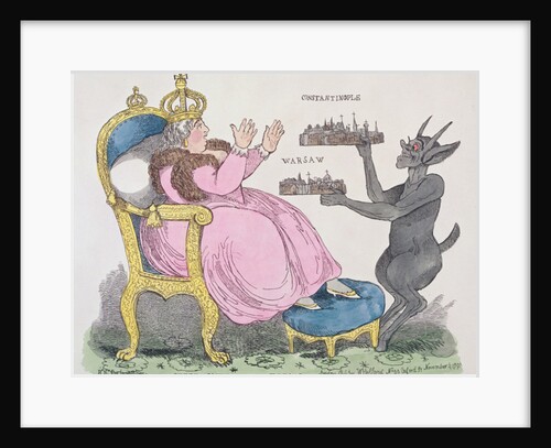 Queen Catherine's Dream, 1791 by English School