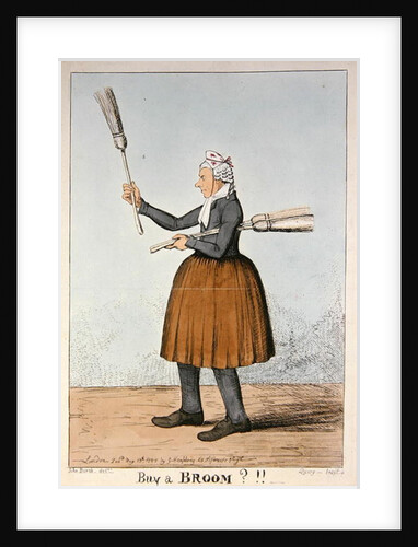 Buy a Broom?!!, 1825 by George Cruikshank