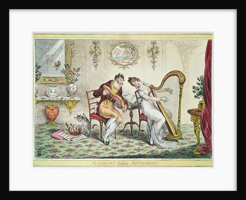 Harmony before Matrimony, 1805 by James Gillray