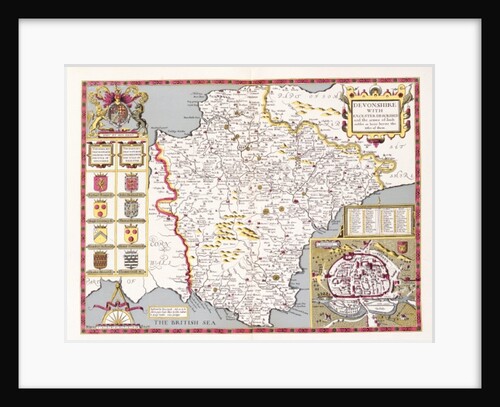 Devonshire by John Speed