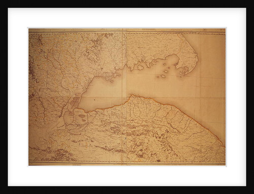 Map of Cutch and Kathiawar. by English School