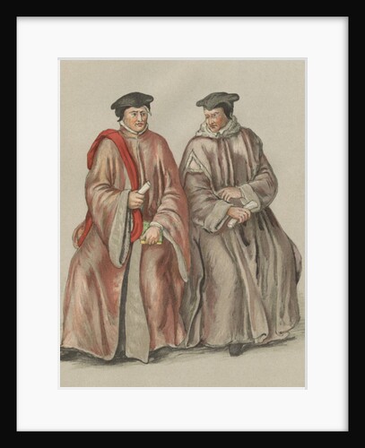 Elizabethan judges in their robes by Lucas de Heere