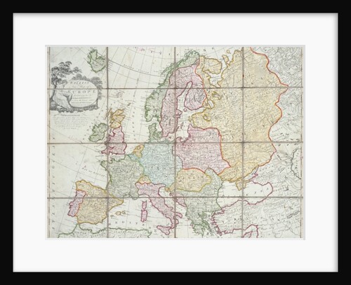 Wallis's New Map of Europe Divided into its Empires Kingdoms...', 1789 by English School
