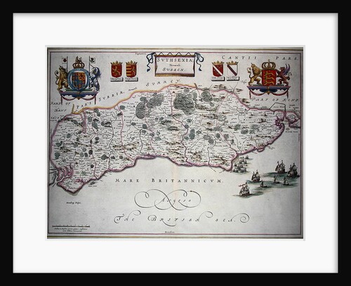 Map of Sussex by School English