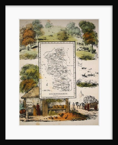 Map of Buckinghamshire by School English