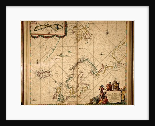 Map of Northern Europe by Johannes van Keulen