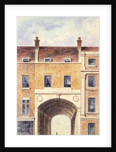 The Improved Entrance to Scotland Yard, 1824 by T. Chawner