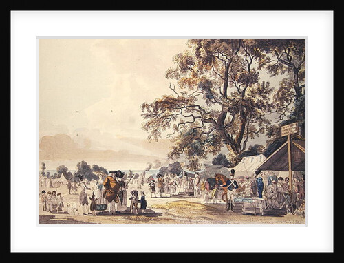 The Encampment in Hyde Park, 1780 by Paul Sandby