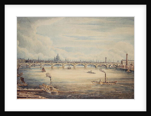 From Hungerford Pier, 1837 by Gideon Yates