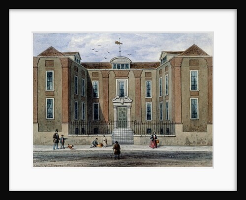 An Ancient Mansion, called Pitchett Hall, South Side of Union St., Southward, 1828 by Thomas Hosmer Shepherd