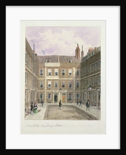Bartlett's Buildings, Holborn, 1838 by Thomas Hosmer Shepherd