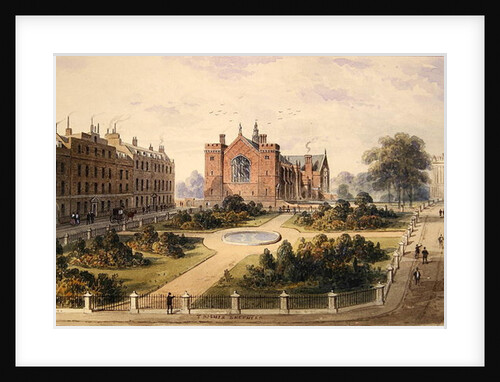 New Square, Lincoln's Inn, Holborn by Thomas Hosmer Shepherd