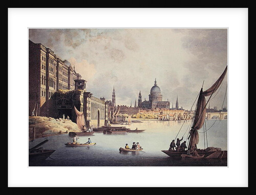 View of Somerset House and the Thames, 1796 by Thomas Snr. Malton