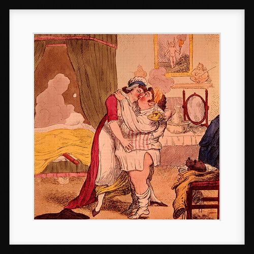 Caricature satirising the relationship of Charles James Fox and Elizabeth Armistead by English School