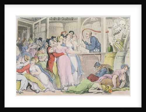 Illustration from 'The English Dance of Death' by William Combe, 1815 by Thomas Rowlandson