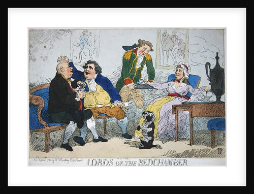 Lords of the Bedchamber, 1784 by English School
