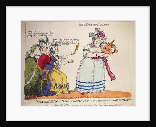 The Angelic Child Presented to the ----- of Golconda, 1791 by English School