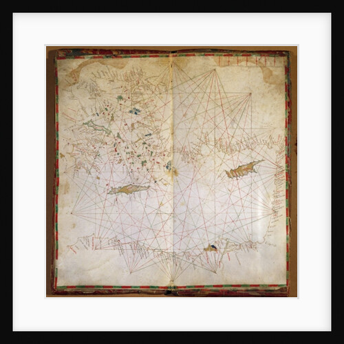 Map of the Eastern Mediterranean by Grazioso Benincasa