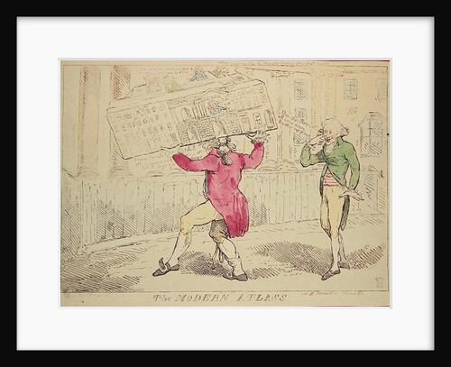 The Modern Atlass, published by S.W. Fores, 1791 by Isaac Cruikshank