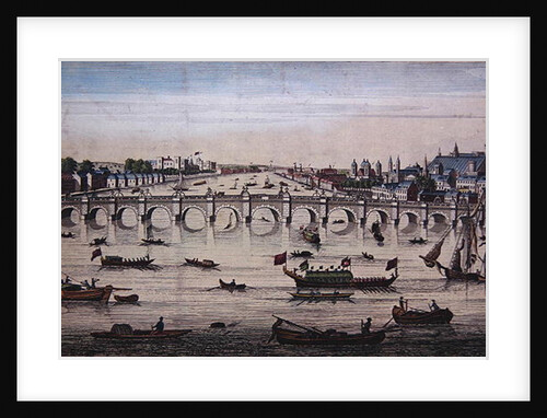 Westminster Bridge, looking westward. by John Boydell