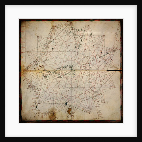 Map of the Central Mediterranean by Grazioso Benincasa