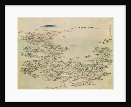 Aerial view of the Islands of Japan, c.1820 by Japanese School
