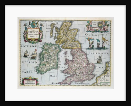 Map of Britain, 1631 by English School
