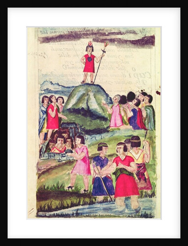 Illustration of Manco Capac by Spanish School