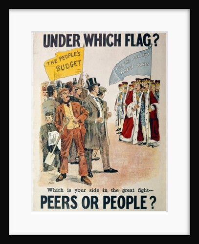 Liberal Party Poster for the British General Election of January 1910 by English School