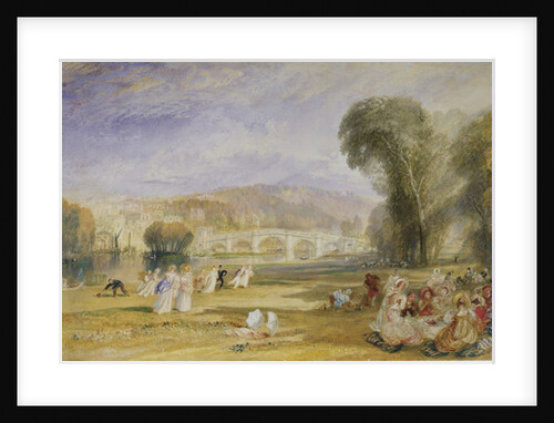Richmond Hill and Bridge, Surrey, c.1828-9 by Joseph Mallord William Turner