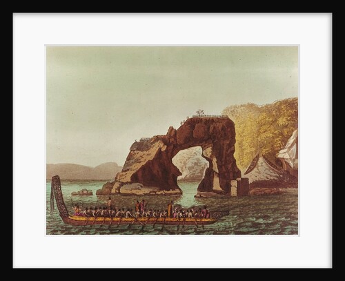 A Native Canoe by G. Castellini