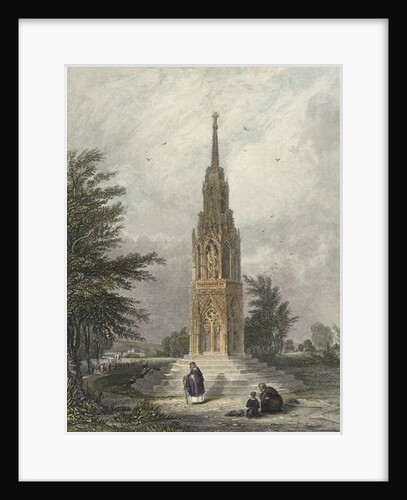 Waltham Cross, c.1820 by W.B (after) Clarke
