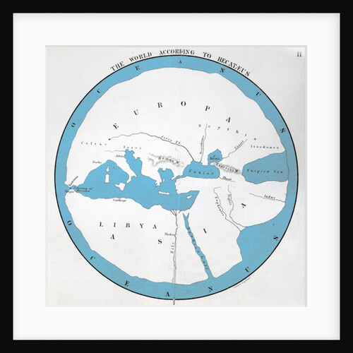 The world according to Hecataeus, published by John Murray by English School