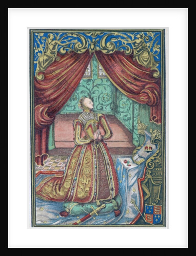 Queen Elizabeth I at Prayer by English School