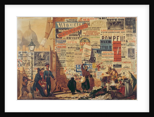 A London Street Scene, 1835 by John Orlando Parry