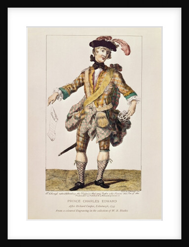 Satirical print in form of a 'Wanted Poster' for Prince Charles Edward Stuart, 1745 by Richard the Elder Cooper