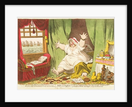 Dido in Despair by James Gillray