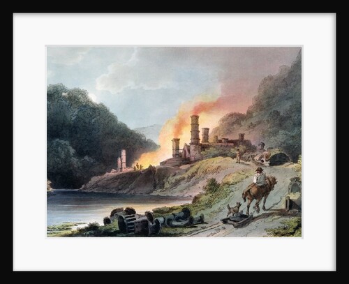 Iron Works, Coalbrookdale by Philippe de Loutherbourg