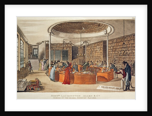 Messrs. Lackington, Allen & Co. Temple of the Muses, Finsbury Square, London, 1809 by English School