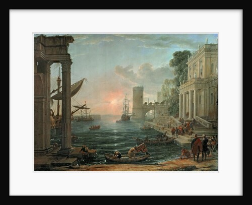 Seaport with the Embarkation of the Queen of Sheba, 1648 by Claude Lorrain