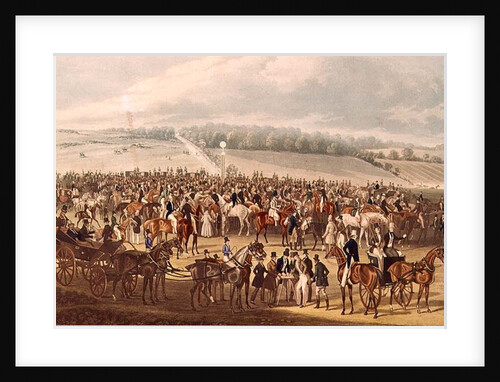 The Betting Post, Epsom, 1830 by James Pollard