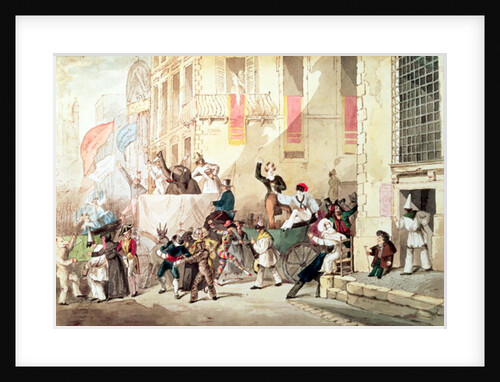 Circus Procession in Italy, 1830 by Richard Buckner