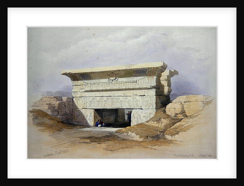 North Gate at Dendarah by David Roberts