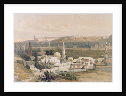 Cairo from the Gate of Citizenib, looking towards the Desert of Suez by David Roberts