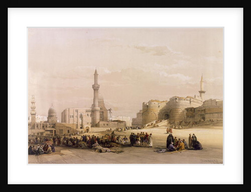 The Entrance to the Citadel of Cairo by David Roberts