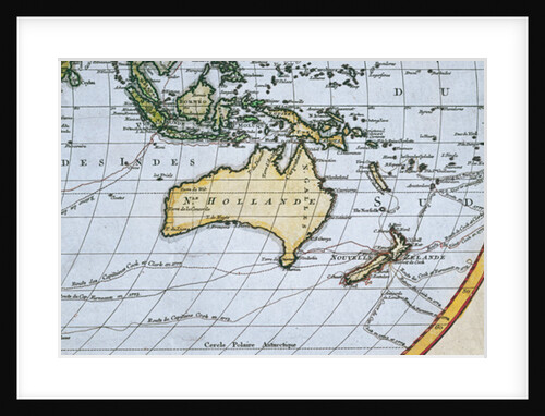 Map of New Holland, c.1650-1780 by French School