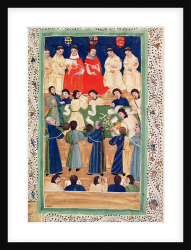 The Court of Chancery, c.1460 by English School