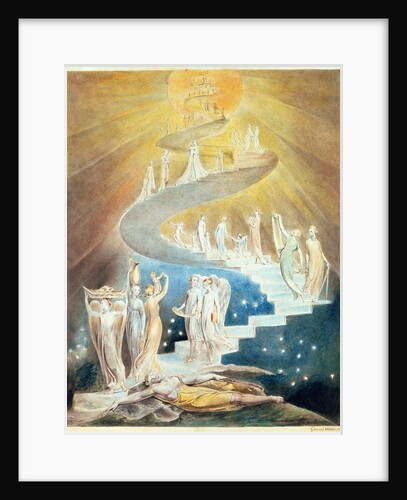 Jacob's Ladder, 1800-03 by William Blake