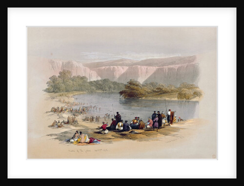 Banks of the Jordan, April 2nd 1839 by David Roberts